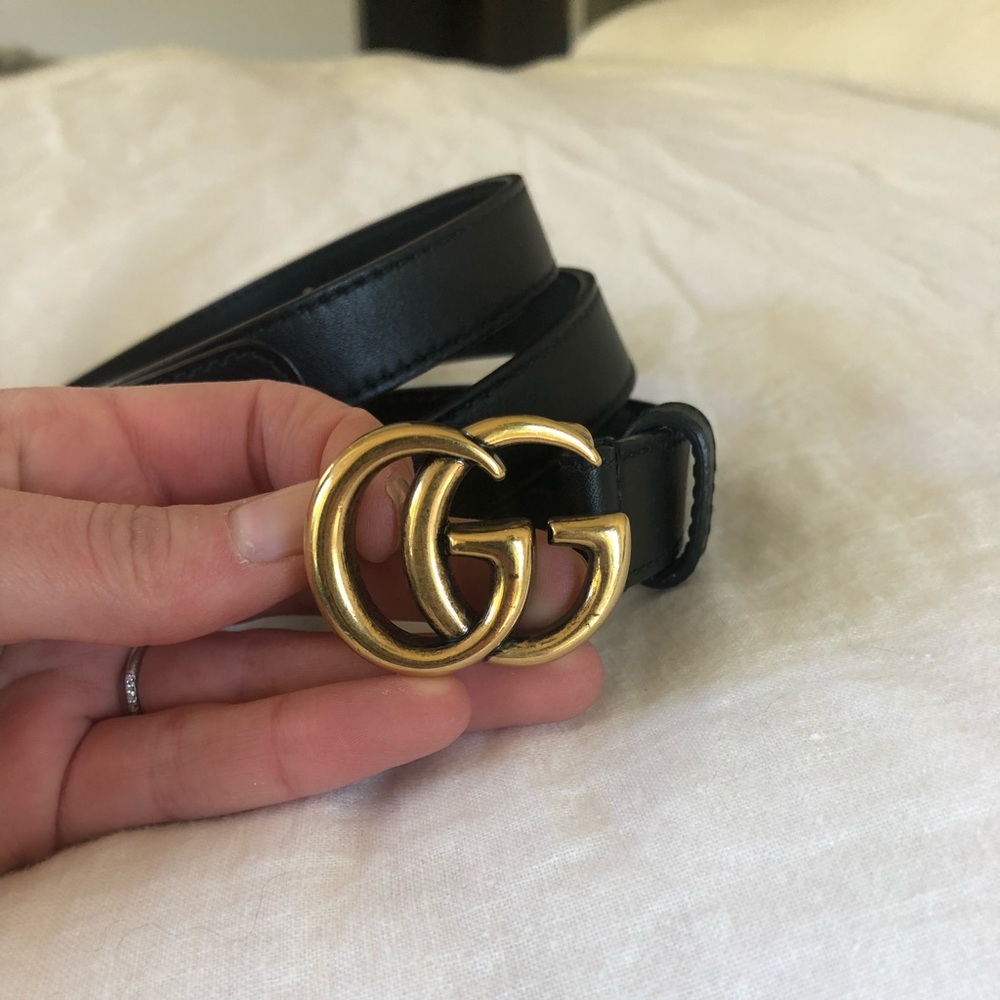 Gucci Belt with Double G in Black - Picture 3 of 11